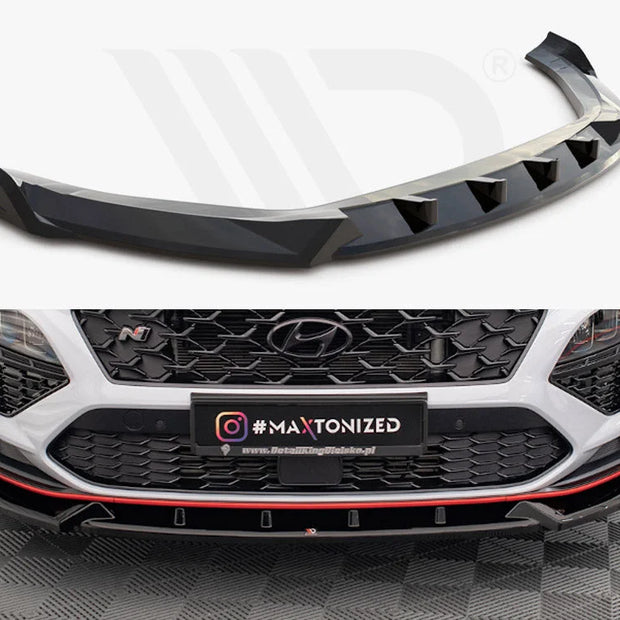 Maxton Design Front Splitter V.1 Hyundai Kona N Mk1
