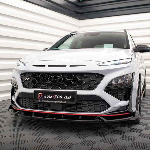 Maxton Design Front Splitter V.1 Hyundai Kona N Mk1