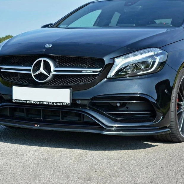 Maxton Design Front Splitter V.1 Mercedes A W176 AMG Facelift