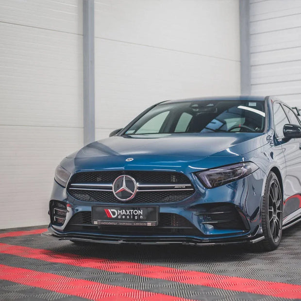 Maxton Design Front Splitter V.1 Mercedes A35 AMG AERO W177