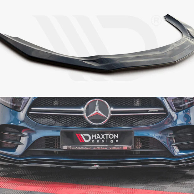 Maxton Design Front Splitter V.1 Mercedes A35 AMG AERO W177