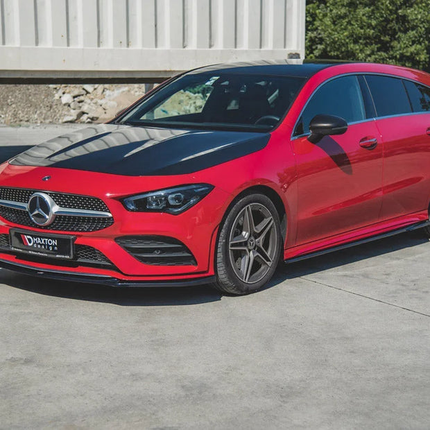 Maxton Design Front Splitter V.1 Mercedes-benz CLA A35 AMG Amg-line C118