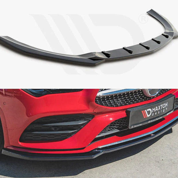 Maxton Design Front Splitter V.1 Mercedes-benz CLA A35 AMG Amg-line C118