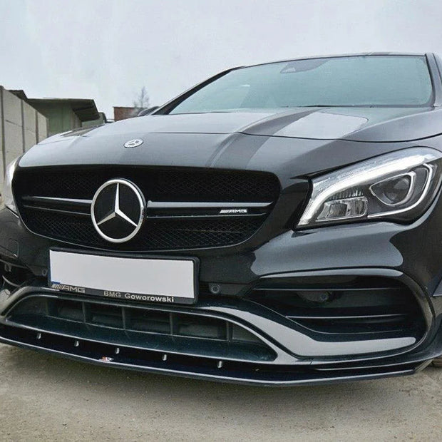 Maxton Design Front Splitter V.1 Mercedes CLA 45 AMG C117 Facelift 2017-UP