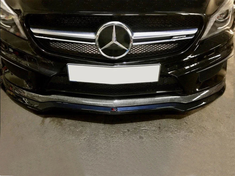 Maxton Design Front Splitter V.1 Mercedes CLA 45 AMG C117 Pre-facelift