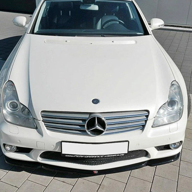 Maxton Design Front Splitter V.1 Mercedes CLS C219 55AMG Sedan 09-06