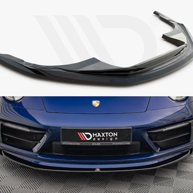 Maxton Design Front Splitter V.1 Porsche 911 Carrera Aero 992
