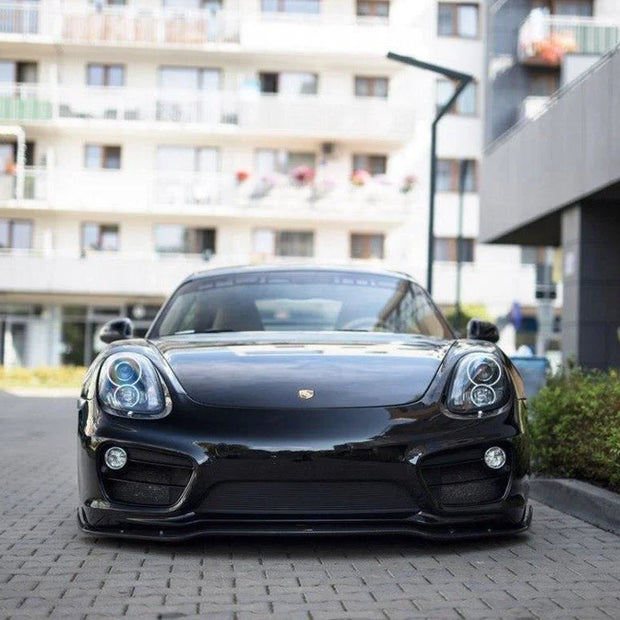 Maxton Design Front Splitter V.1 Porsche Cayman MK2 981C 2013-