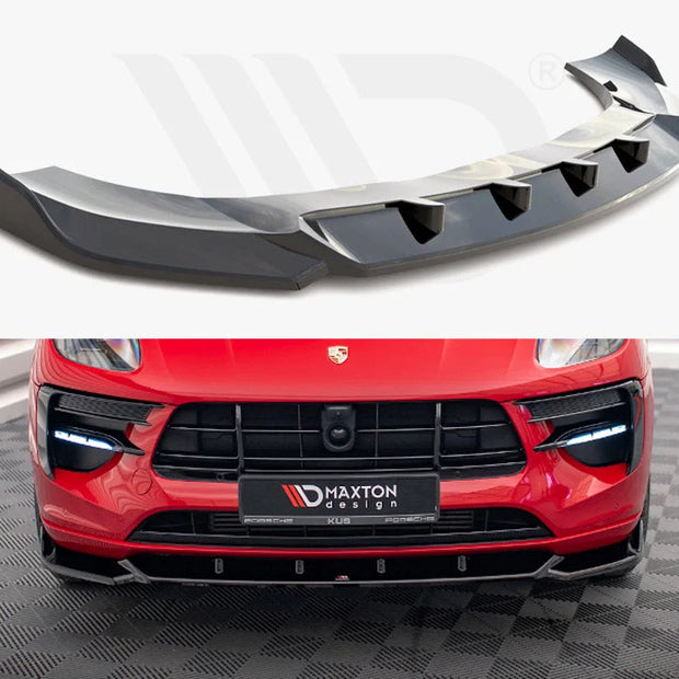 Maxton Design Front Splitter V.1 Porsche Macan Mk1 Facelift
