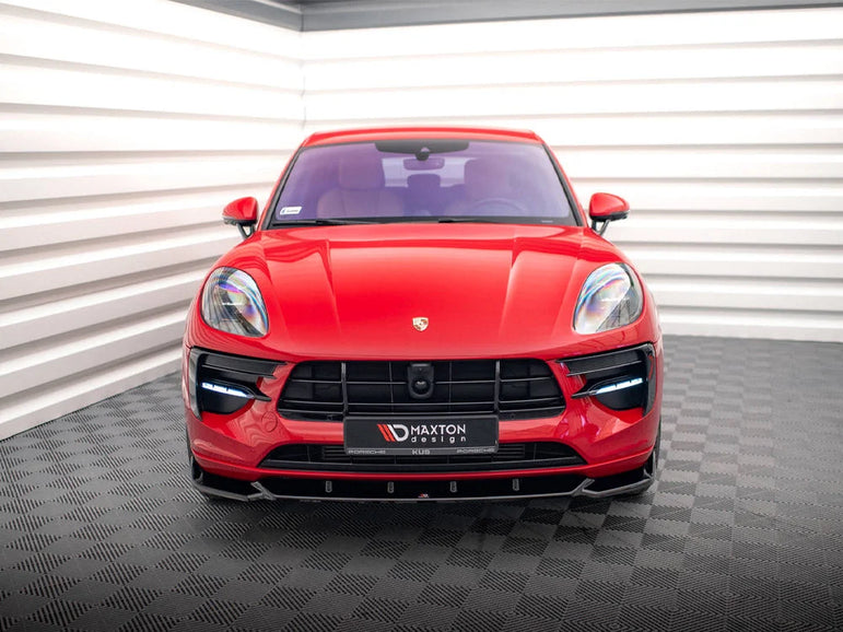 Maxton Design Front Splitter V.1 Porsche Macan Mk1 Facelift