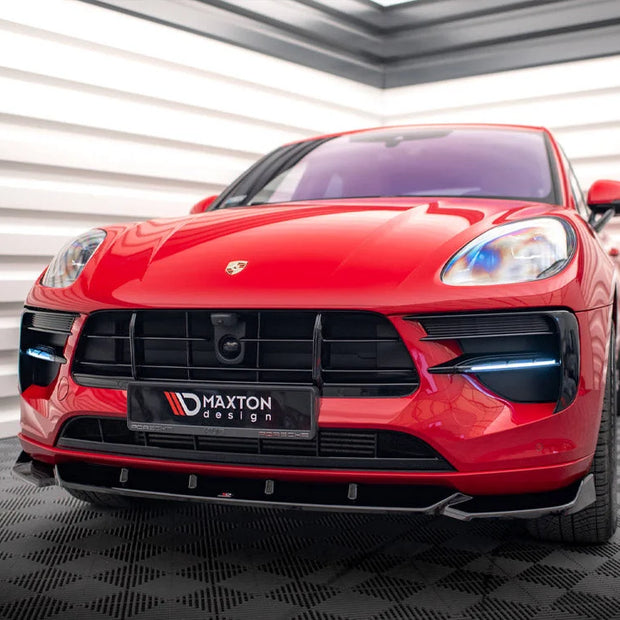 Maxton Design Front Splitter V.1 Porsche Macan Mk1 Facelift