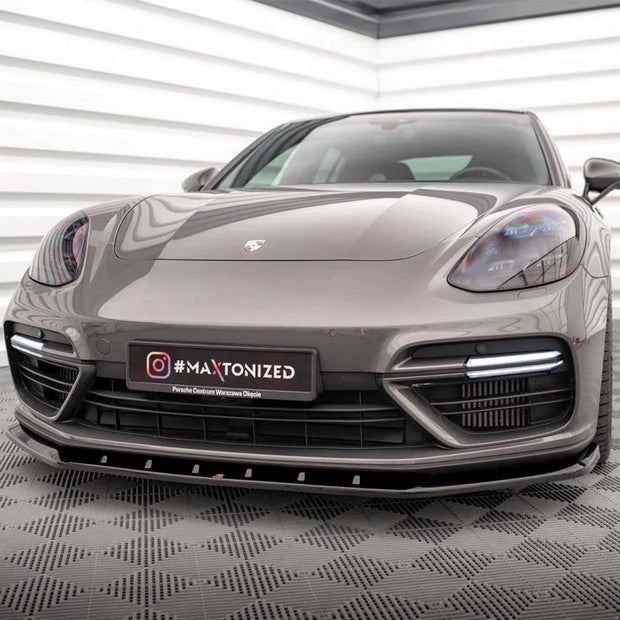 Maxton Design Front Splitter V.1 Porsche Panamera E-Hybrid 971