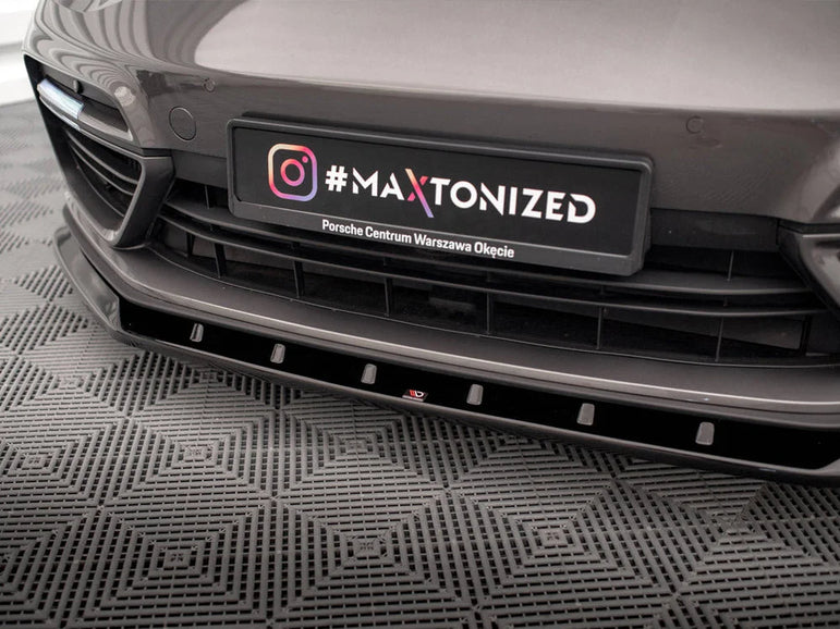 Maxton Design Front Splitter V.1 Porsche Panamera E-Hybrid 971