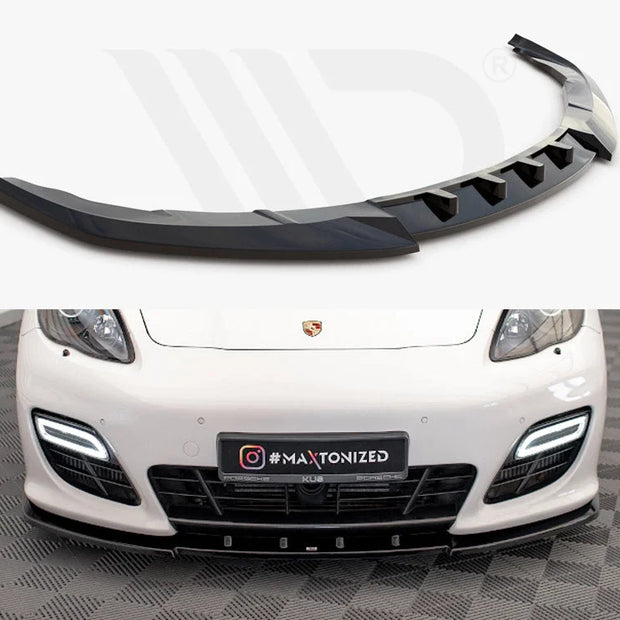 Maxton Design Front Splitter V.1 Porsche Panamera Turbo Sport Design Package 970
