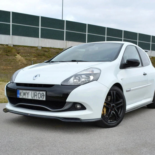 Maxton Design Front Splitter V.1 Renault CLIO MK3 RS Facelift 09-12