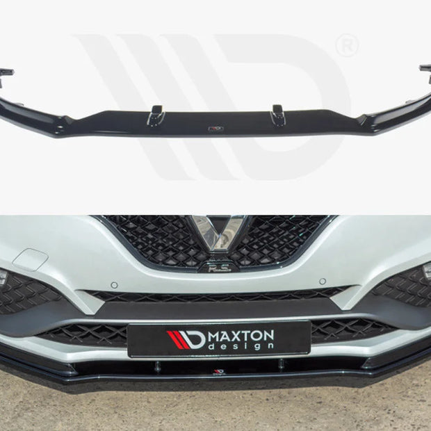 Maxton Design Front Splitter V.1 Renault Megane MK4 RS 18-20