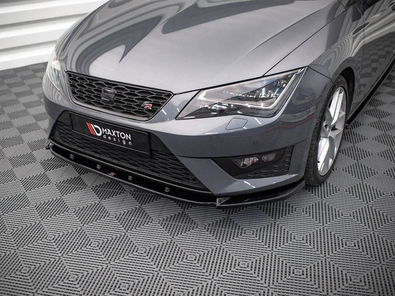 Maxton Design Front Splitter V.1 Seat Leon FR Cupra MK3 12-16