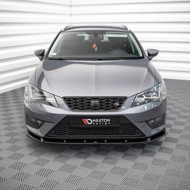 Maxton Design Front Splitter V.1 Seat Leon FR Cupra MK3 12-16
