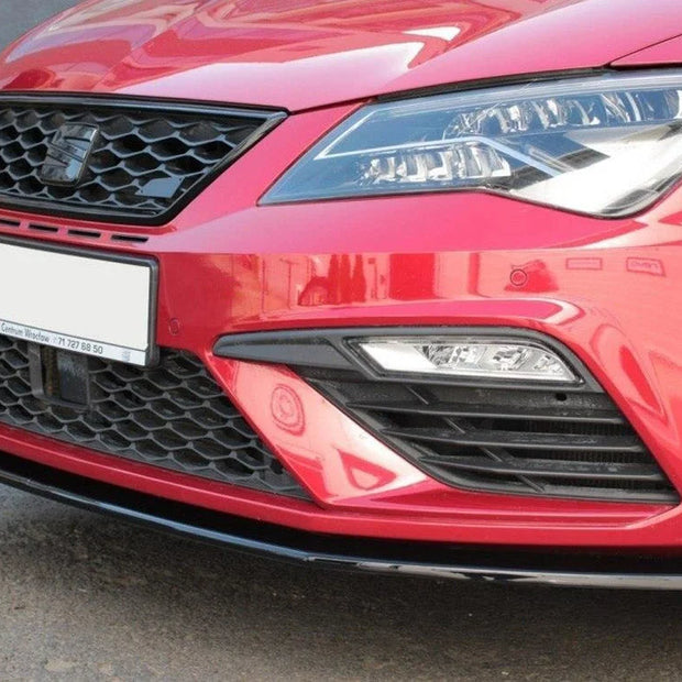 Maxton Design Front Splitter V.1 Seat Leon MK 3.5 Cupra fr 17-19