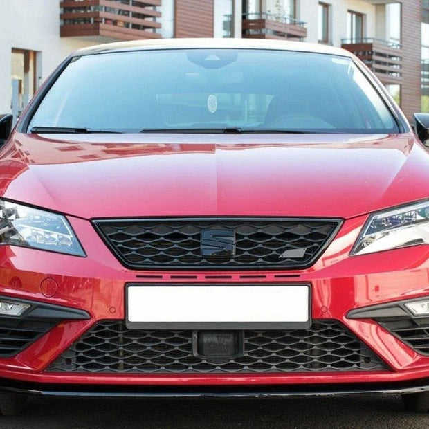 Maxton Design Front Splitter V.1 Seat Leon MK 3.5 Cupra fr Estate 17-19