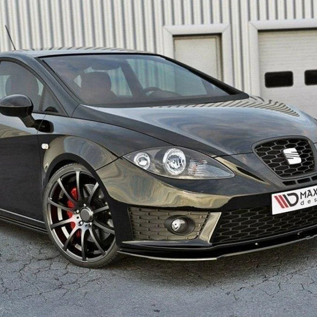 Maxton Design Front Splitter V.1 Seat Leon MK2 Cupra FR Facelift