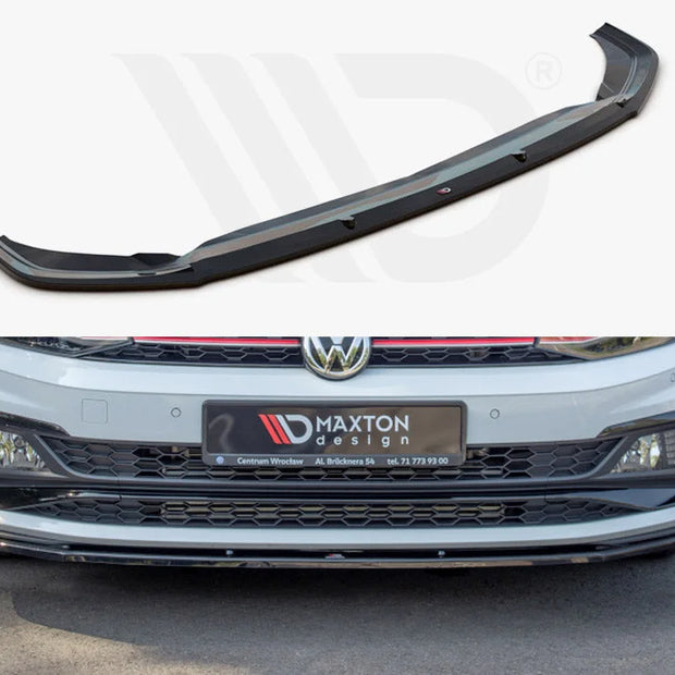 Maxton Design Front Splitter V.1 Volkswagen Polo MK6 GTI 17-21
