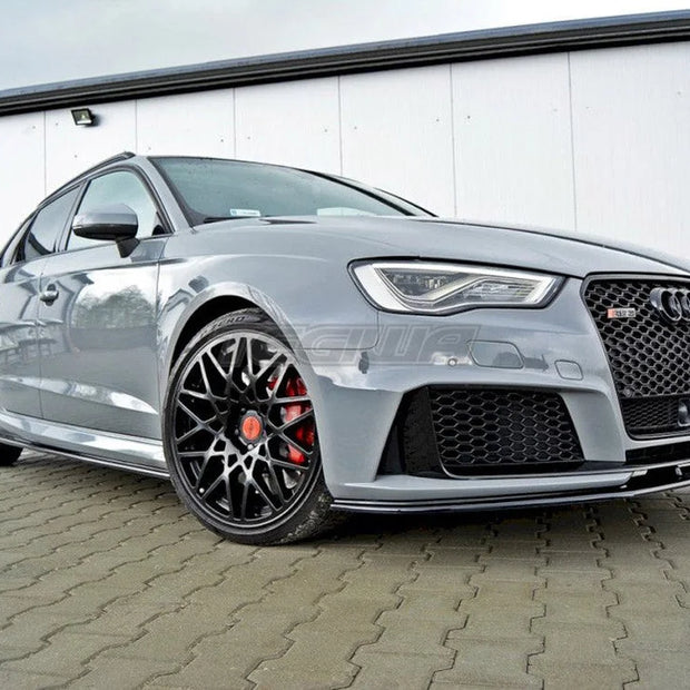 Maxton Design Front Splitter V.2 Audi RS3 8VA Sportback Pre-facelift 15-16