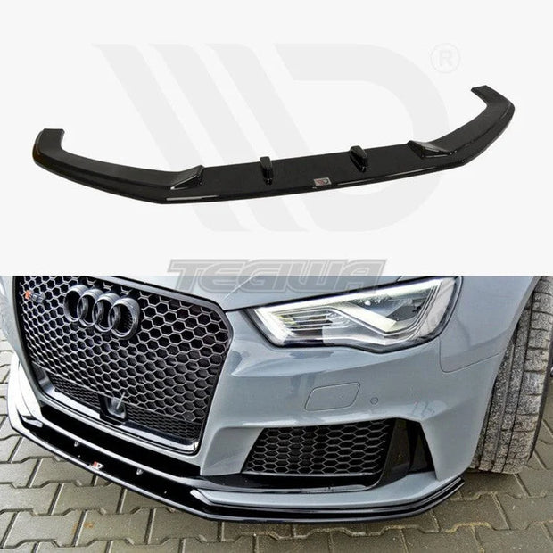 Maxton Design Front Splitter V.2 Audi RS3 8VA Sportback Pre-facelift 15-16