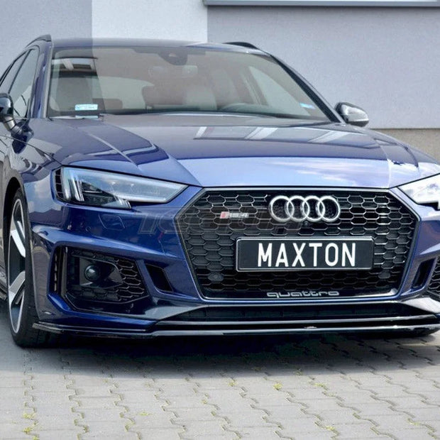 Maxton Design Front Splitter V.2 Audi RS4 B9 17-19
