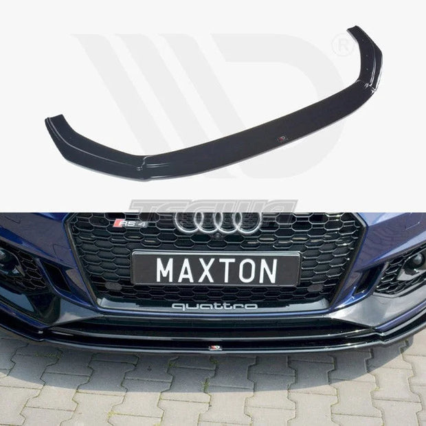 Maxton Design Front Splitter V.2 Audi RS4 B9 17-19