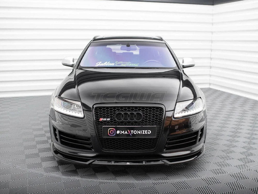 Maxton Design Front Splitter V.2 Audi RS6 Avant C6