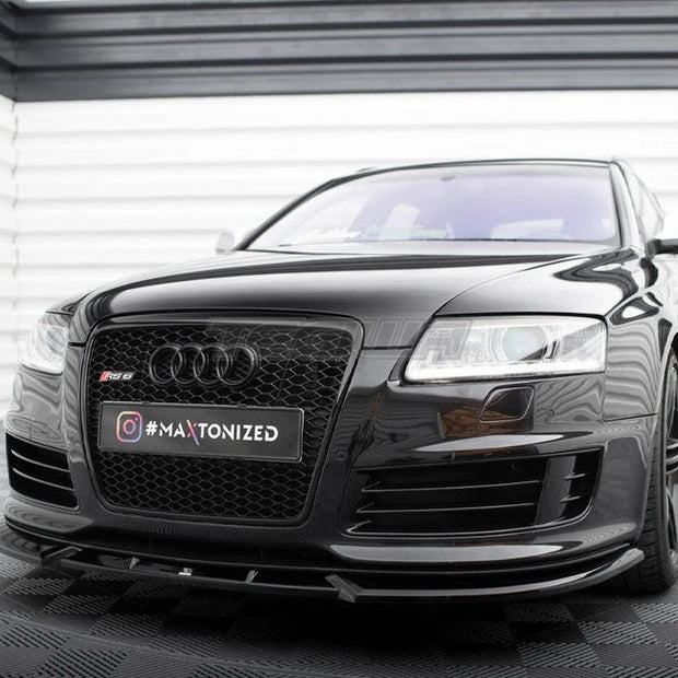 Maxton Design Front Splitter V.2 Audi RS6 Avant C6