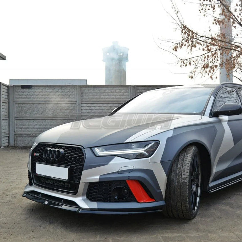 Maxton Design Front Splitter V.2 Audi RS6 C7 2013-UP