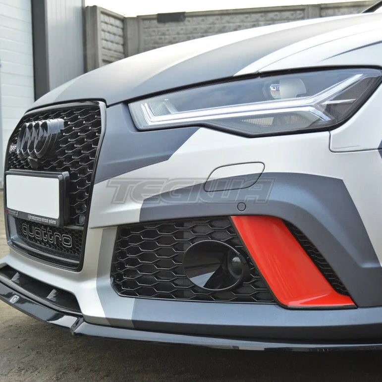 Maxton Design Front Splitter V.2 Audi RS6 C7 2013-UP