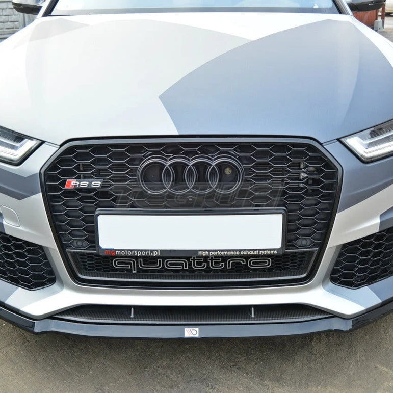 Maxton Design Front Splitter V.2 Audi RS6 C7 2013-UP