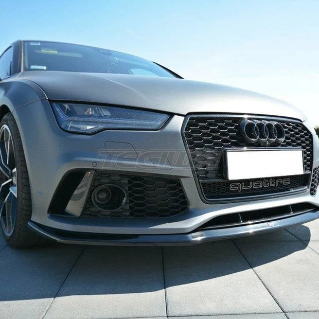 Maxton Design Front Splitter V.2 Audi RS7 C7 Facelift 14-17