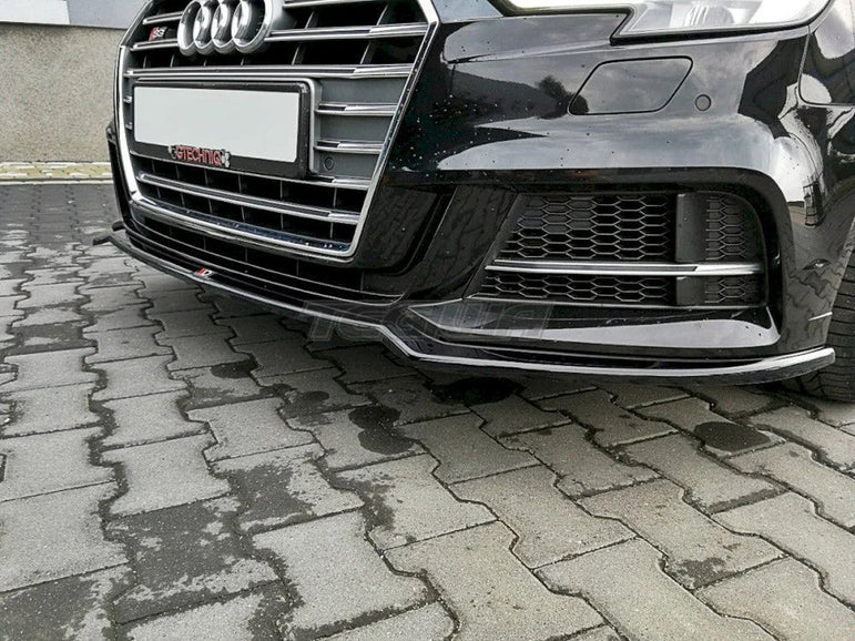 Maxton Design Front Splitter V.2 Audi S3 A3 S-line 8V Facelift Sedan 17-20