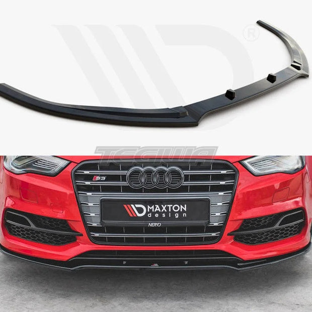 Maxton Design Front Splitter V.2 Audi S3 A3 S-line 8V Sedan Cabrio 13-16
