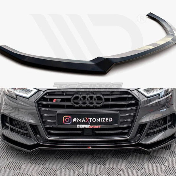 Maxton Design Front Splitter V.2 Audi S3 Sportback 8V Facelift