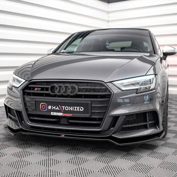 Maxton Design Front Splitter V.2 Audi S3 Sportback 8V Facelift