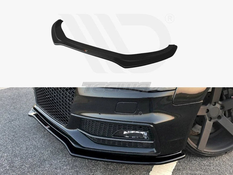 Maxton Design Front Splitter V.2 Audi S4 B8 A4 B8 S-line Facelift