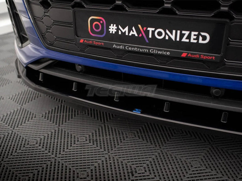 Maxton Design Front Splitter V.2 Audi SQ5 Q5 S-Line SUV Sportback Mk2 Facelift
