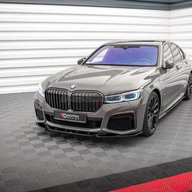 Maxton Design Front Splitter V.2 BMW 7-Series G11 M-pack Facelift 2019-