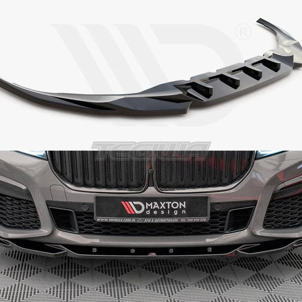 Maxton Design Front Splitter V.2 BMW 7-Series G11 M-pack Facelift 2019-