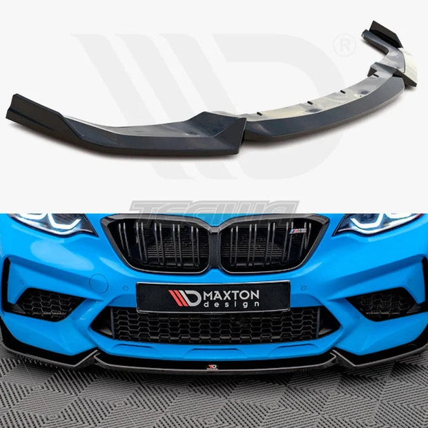 Maxton Design Front Splitter V.2 BMW M2 Competition F87 16-20