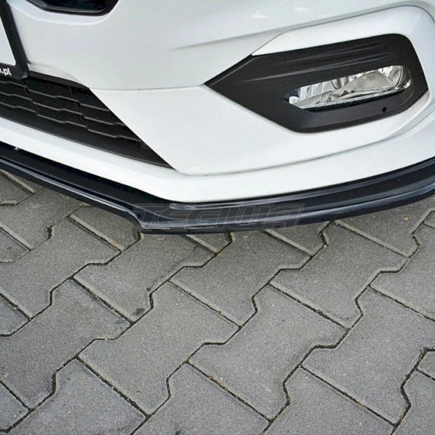 Maxton Design Front Splitter V.2 Fiesta MK8 ST ST-Line 2017-