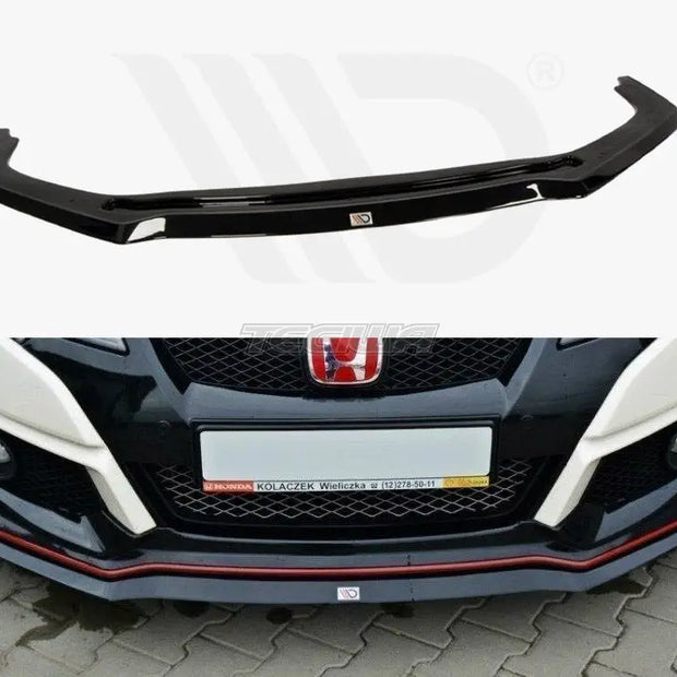 Maxton Design Front Splitter V.2 Honda Civic IX Type R 15-17