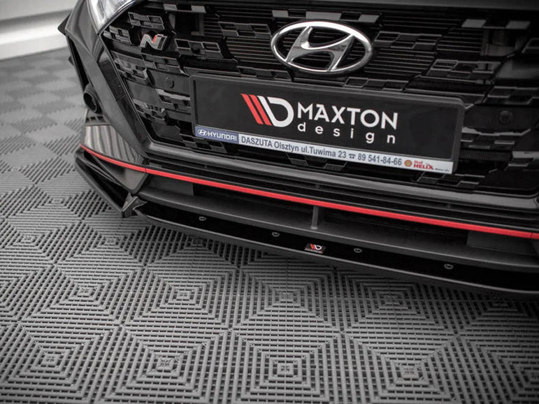 Maxton Design Front Splitter V.2 Hyundai I20 N MK3 2020-