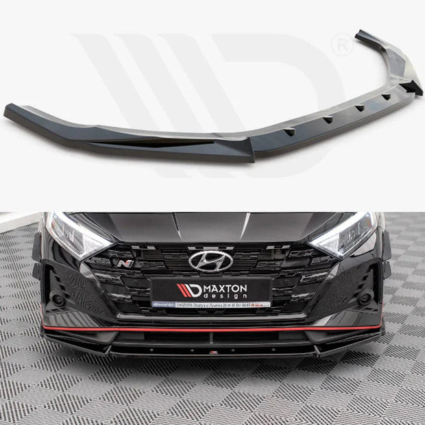 Maxton Design Front Splitter V.2 Hyundai I20 N MK3 2020-