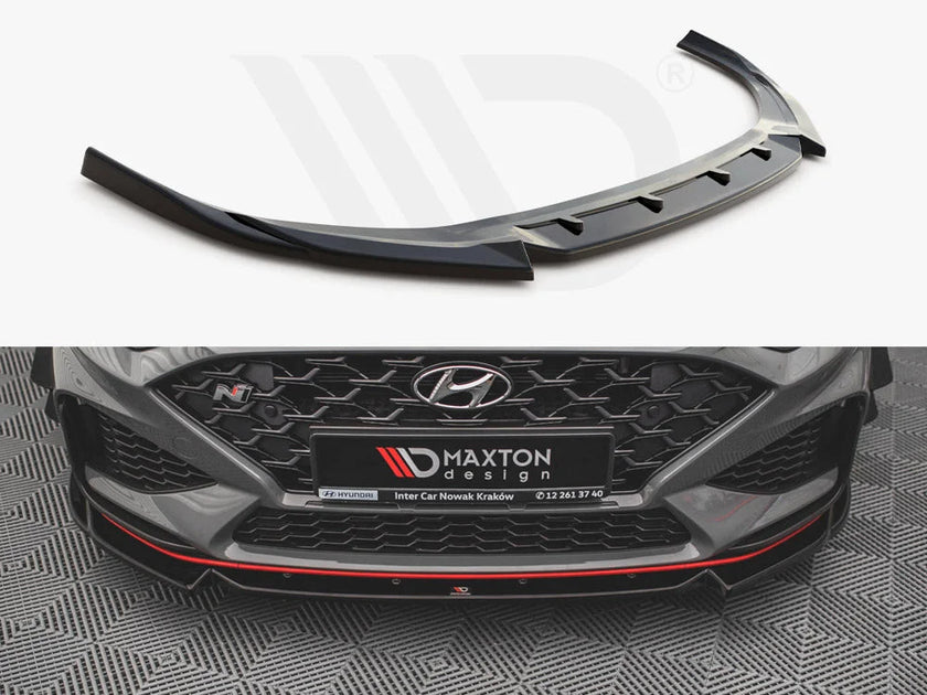 Maxton Design Front Splitter V.2 Hyundai I30 N Hatchback fastback MK3 Facelift 2020-